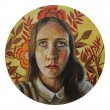 Autoportrait - Huile sur toile, diamètre de 20 cm, 2017.